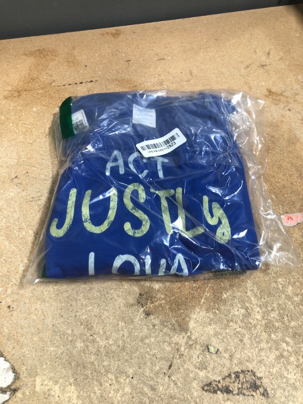 Photo 1 of Act Justly Love Mercy Walk Humbly Micah 6:8 Tee Bible Lover T-Shirt XXLarge