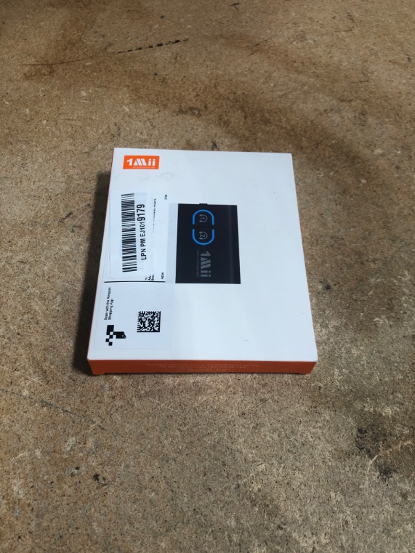 Photo 1 of 1Mii Bluetooth 5.3 Transmitter Receiver for TV to Wireless Headphones, Dual Link AptX Adaptive/Low Latency/HD Audio, Aux Adapter for Home Stereo, Airplane, Boat, Gym