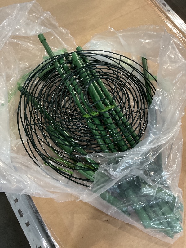 Photo 1 of (Please see all images)  Garden Cucumber Trellis for Climbing Plants Outdoor, 48x48inch U-Shape Arch Trellis Support