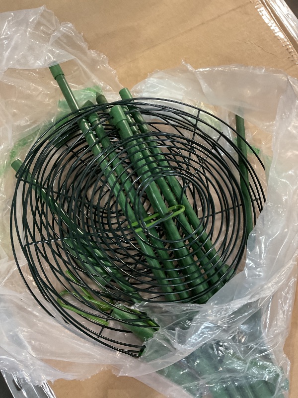 Photo 1 of (Please see all images)  Garden Cucumber Trellis for Climbing Plants Outdoor, 48x48inch U-Shape Arch Trellis Support