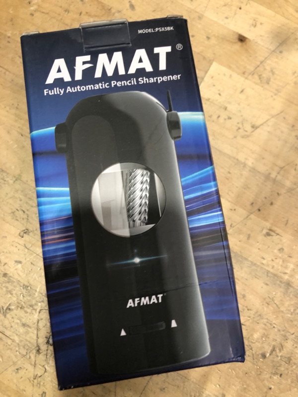 Photo 1 of AFMAT Electric Pencil Sharpener for Colored Pencils 7-11.5mm, Robot Pencil Sharpener, Fully Automatic Rechargeable Hands-Free Pencil Sharpeners for Large Pencils, Home, Classroom, Battery Operated
