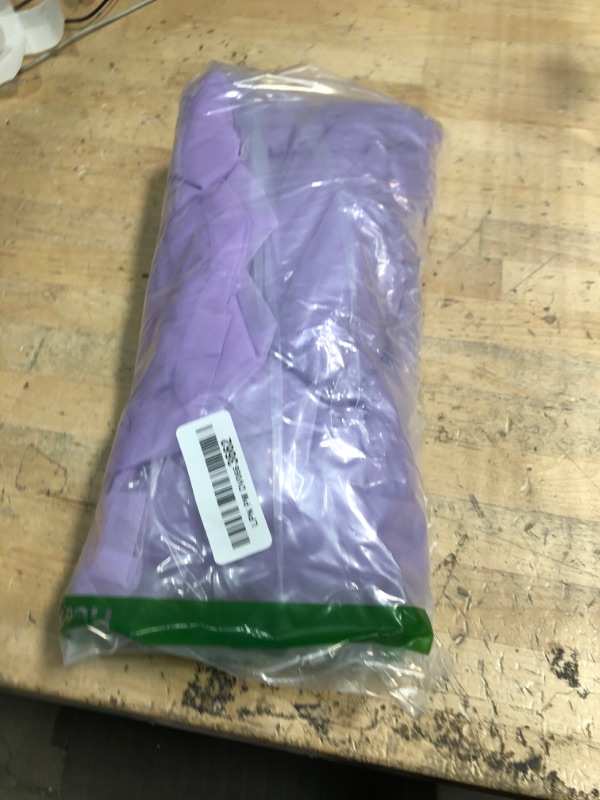 Photo 1 of 10x10ft Purple Tulle Backdrop Curtain for Parites, Sheer Backdrop Curtains for Wedding Baby Shower Birthday Party Photo Shoot Decorations