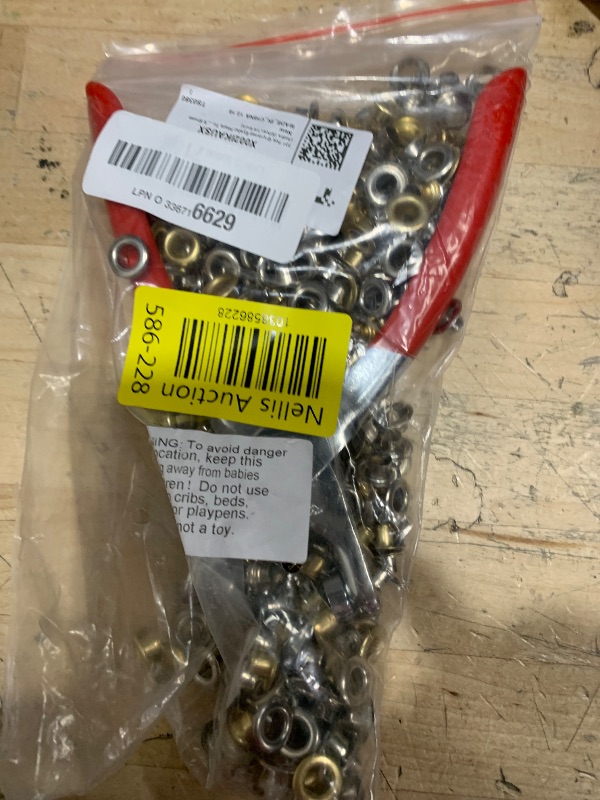 Photo 1 of 1/4 Inch Grommet Eyelet Plier Set