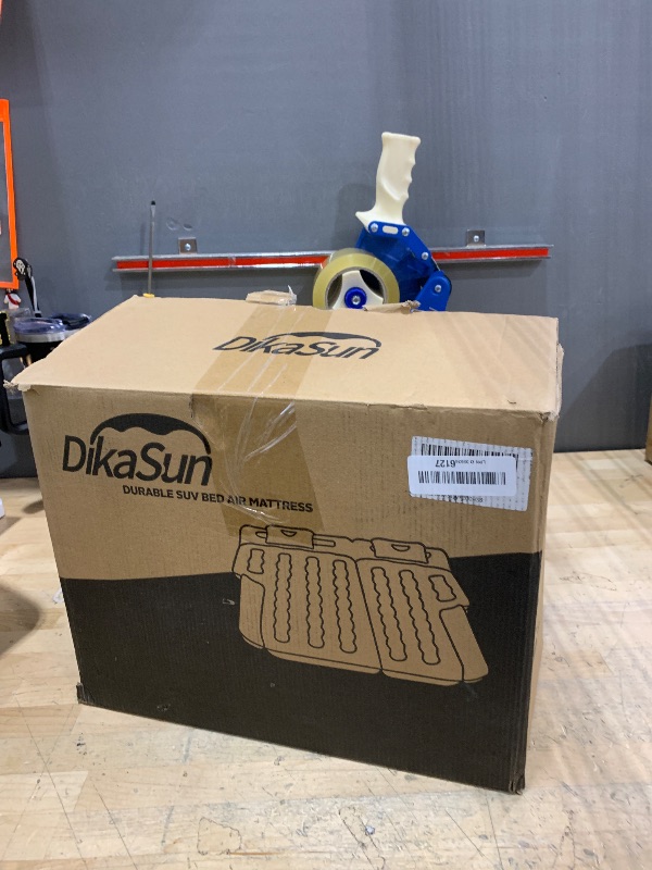 Photo 1 of *UNKNOWN OF ANY DAMAGES* DikaSun Inflatable SUV Air Mattress: Double-Sided Flocking Car Mattresses for Back SUV, Travel Camping SUV Sleeping Bed Mattress with Air Pump 2 Pillows