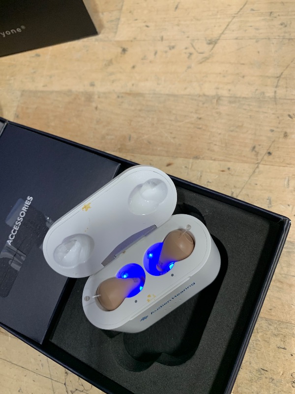 Photo 1 of *UNABLE TO FULLY TEST **Audien ATOM PRO 2 Wireless Rechargeable OTC Hearing Aid, Premium Comfort Design and Nearly Invisible