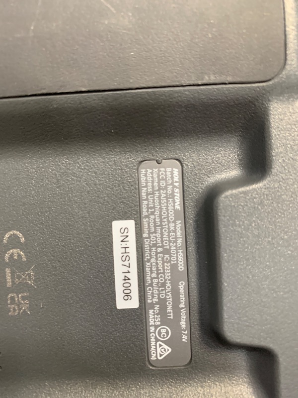 Photo 1 of *BOTH POWERS ON// UNABLE TO FULLY CONNECT TO PHONE** Holy Stone HS600D 3 Axis Brushless Gimbal GPS Drones With Camera For Adults 4K, FPV Drone, 8K Image, 4K/30FPS Video, 48MP Photo, 80 Min Flight, Auto Return, 20000Ft Control, QuickShot, Upgraded HS600
