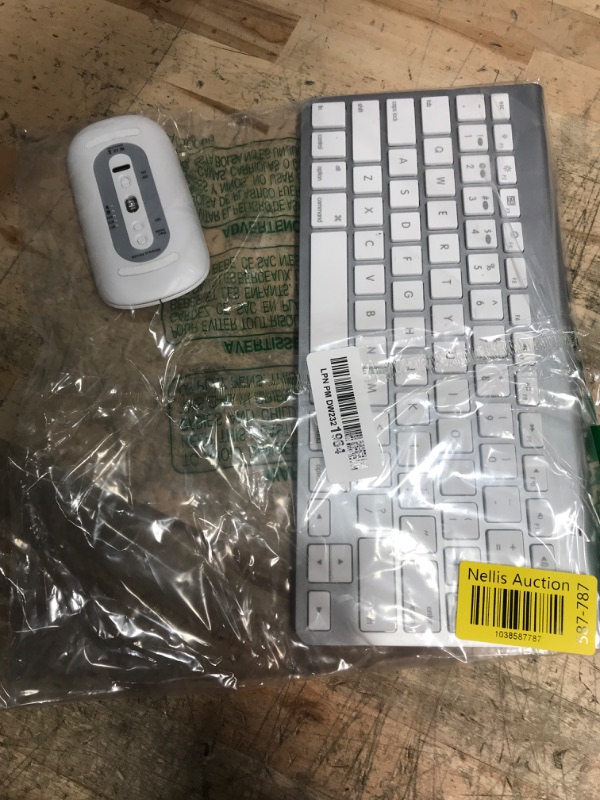 Photo 1 of Wireless Keyboard and Mouse for Mac Bluetooth USB C Compatible with Apple MacBook Air Pro iMac Ipad and Windows Laptops Android Tablets