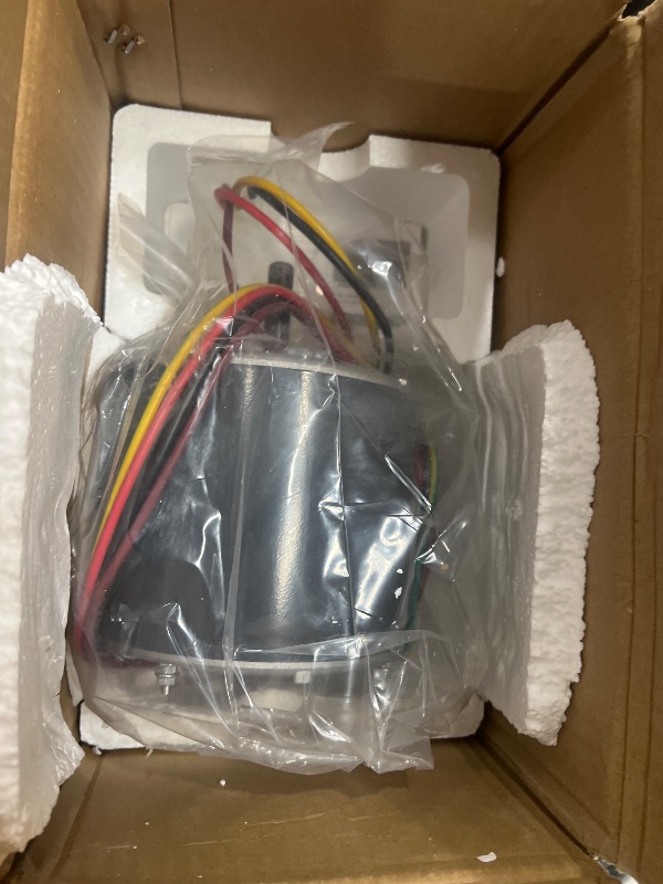 Photo 1 of 1/4 hp Condenser Fan Motor 208-230V | Compatible with Genteq, Coleman, Luxaire, A.O. Smith | Replaces F48M27A50, S1-02440899000, 5KCP39LFBE31S, F48AA68A50