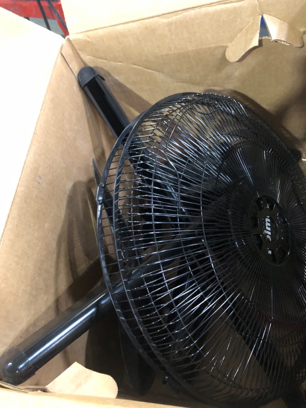 Photo 1 of (used)(see images) HOLMES 16" Digital Stand Fan, 80° Oscillation, 3 Speeds, 3 Modes, 7.5 Hour Timer, Adjustable Height, 30° Adjustable Head Tilt