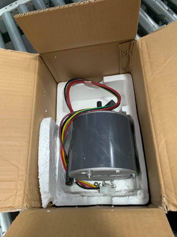 Photo 1 of 1/4 hp Condenser Fan Motor 208-230V | Compatible with Genteq, Coleman, Luxaire, A.O. Smith | Replaces F48M27A50, S1-02440899000, 5KCP39LFBE31S, F48AA68A50