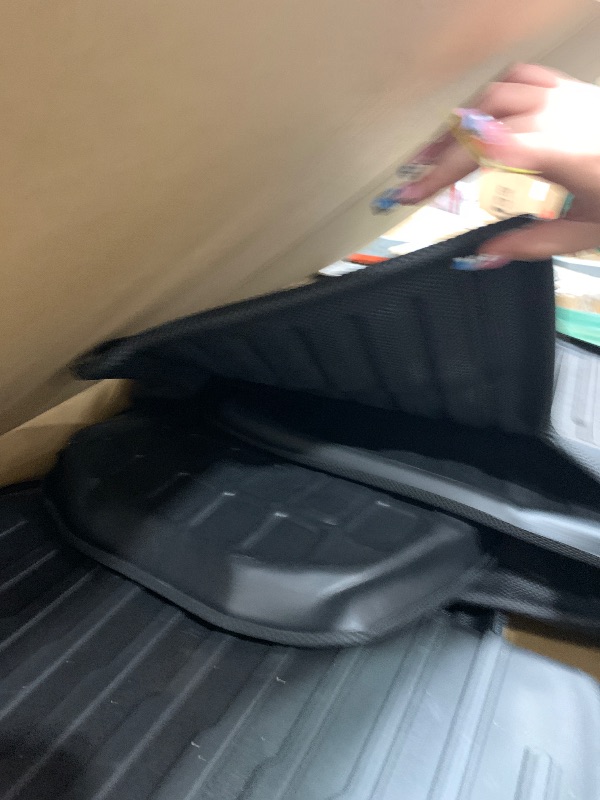 Photo 1 of (used/ partial set/missing) YHTAUTO Car Floor Mats for Tesla Model 3 Highland 2025 2024 Accessories, Custom Fit All Weather TPE Car Mats, Include Front Rear Trunk Cargo Liner & Rear Storage Liner Mats & Odorless Floor Mat, 6PCS