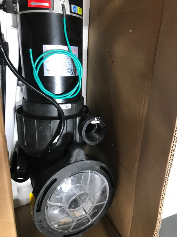 Photo 1 of 1.0 HP In/Above Ground Swimming Pool Pump, 110V 5220GPH Single Speed Pool Water Pumps lnground Above Ground with Filter Basket