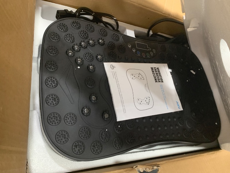 Photo 1 of AXV Vibration Plate Fitness Platform Exercise Machine Vibrating Lymphatic Drainage Shaking Workout Full Body Shaker Vibrate Stand Shake Board Sport Gym Pad for Weight Loss Fat Burner for Women Men