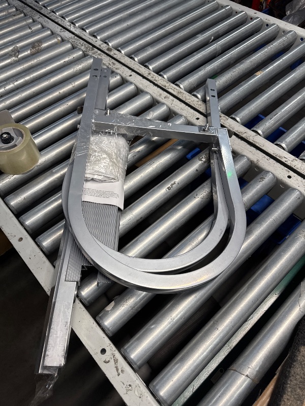 Photo 1 of (PARTIAL SET) VEVOR Removable Dock Ladder 3 Steps, 500lbs Load Capacity, Aluminum Swim Ladders, Pontoon Boat Ladder with Nonslip Design for Lake, Marine Boarding, Pool
