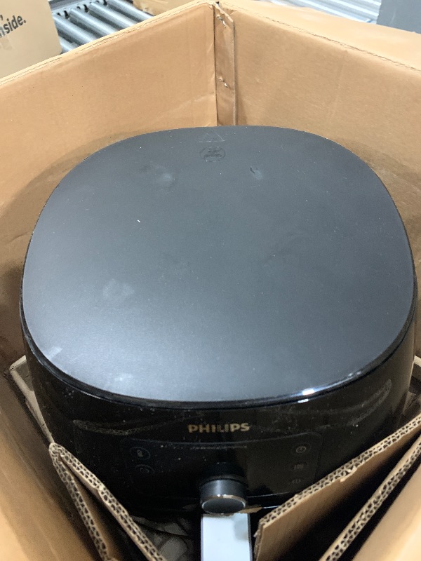 Photo 1 of *UNTESTED FULLY** Philips Premium Airfryer XXL, Fat Removal Technology, 3lb/7qt, Rapid Air Technology, Digital Display, Keep Warm Mode, 5 Cooking Presets, HomeID App, Family Sized, Black (HD9650/96)