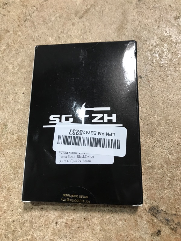 Photo 1 of #8 x 1/2" Wood Screw 100Pcs Alloy Steel Standard Thread Truss Head Fast Self Tapping Black Oxide by SG TZH