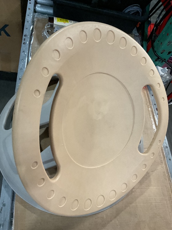 Photo 1 of (Item sold for parts only) TQUEG Kids Swivel Chair, Sensory Spinning Chair, Body Balance (Khaki?with handrails 