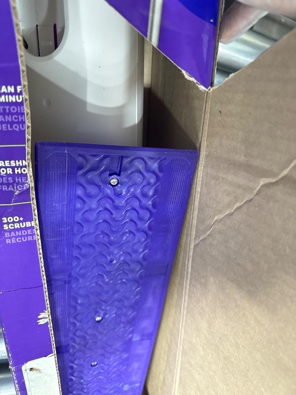 Photo 1 of Swiffer PowerMop Multi-Surface Mop Kit for Floor Cleaning, Includes PowerMop, 2 Mopping Pad Refills, 1 Cleaning Solution with Fresh Scent and 2 Batteries