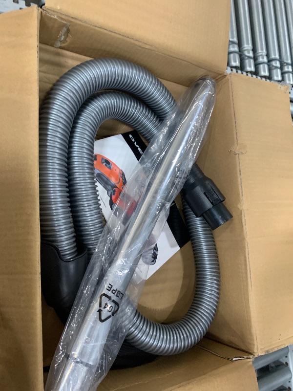Photo 1 of ***PARTS ONLY***OVENTE Canister Upright Vacuum Cleaner with 1400W Powerful Suction, Telescoping Wand and Automatic Cord Rewind, Lightweight Cleaning Machine for Hard Floors and Carpets, Black ST1600B
