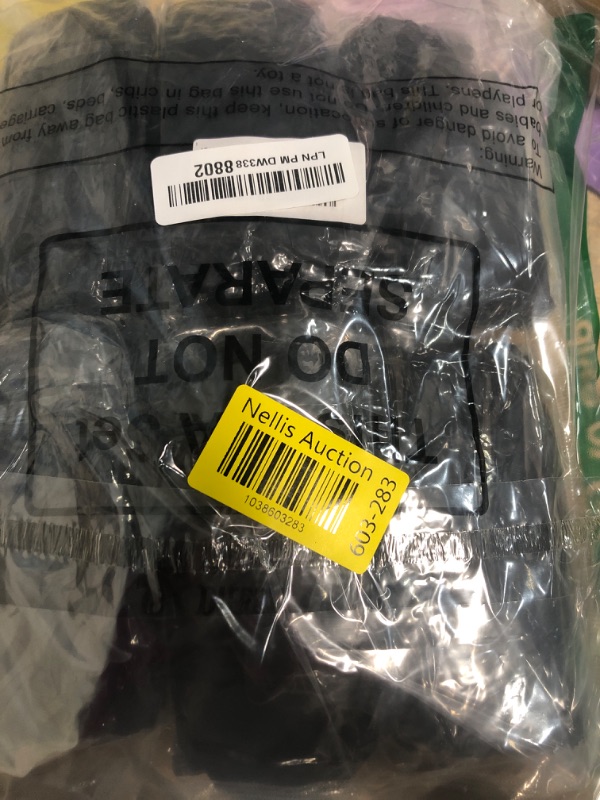 Photo 1 of 9 Pcs Waterproof Incontinence Underpants Plastic Pants Leak Proof Incontinence Underwear Adult Diaper Cover(M Size,Black)