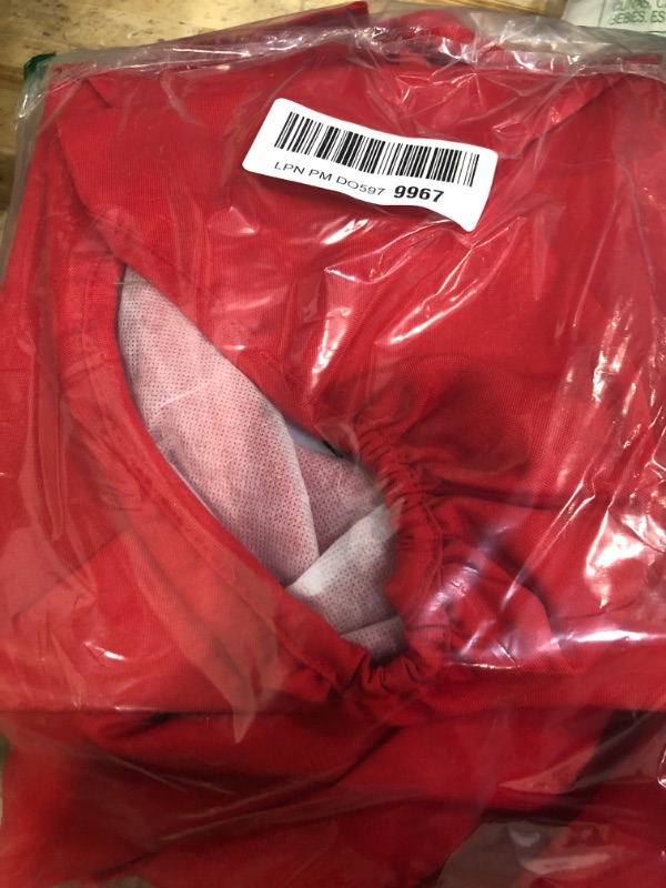 Photo 1 of GraduationMall Matte Graduation Gown Cap Tassel Set 2025 for High School and Bachelor Red 45(5'0"-5'2")