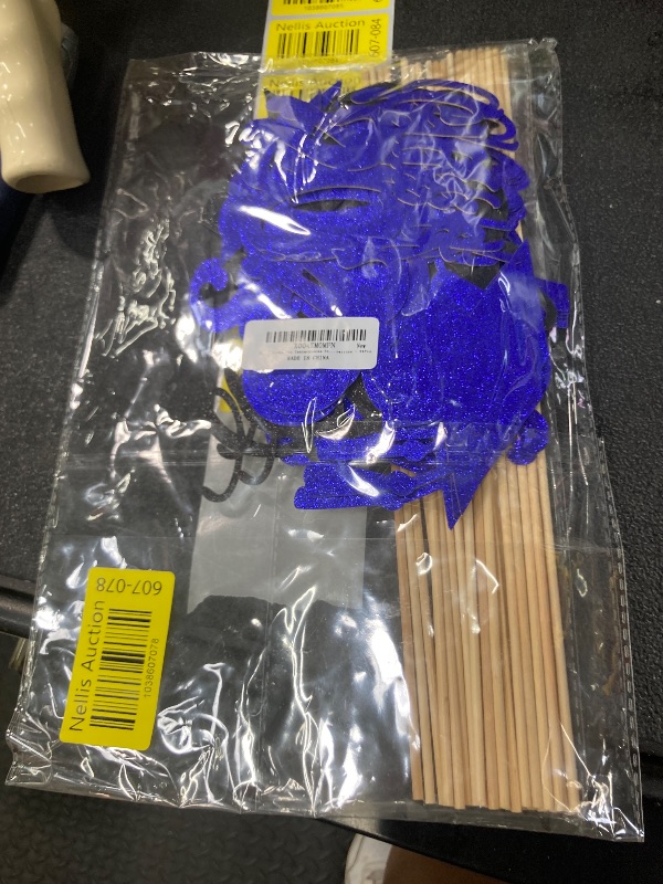 Photo 1 of 24Pcs 2025 Graduation Centerpieces Sticks Blue and Black, Graduation 2025 Party Centerpieces for Tables 2025 Blue 2025 Graduation Paty Table Centerpieces Decorations
