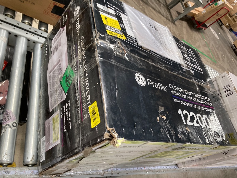 Photo 1 of ***PARTS ONLY***
Profile PHNT12CC Clearview Air Conditioner 12,000, Inverter Technology, Ultra Quiet, Medium Rooms up to 550 Sq. FT, Full Window View with Easy Installation, Energy-Efficient Cooling, 12200 BTU, White