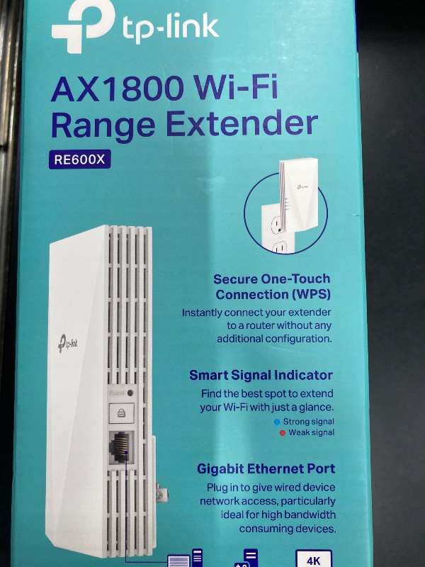 Photo 1 of  Wi-Fi 6 Range Extender AX1800 DUAL BAND  ***(ORIGINAL STOCK PHOTO NOT AVAILABLE)***