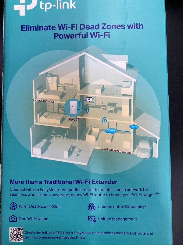 Photo 1 of  Wi-Fi 6 Range Extender AX1800 DUAL BAND  ***(ORIGINAL STOCK PHOTO NOT AVAILABLE)***