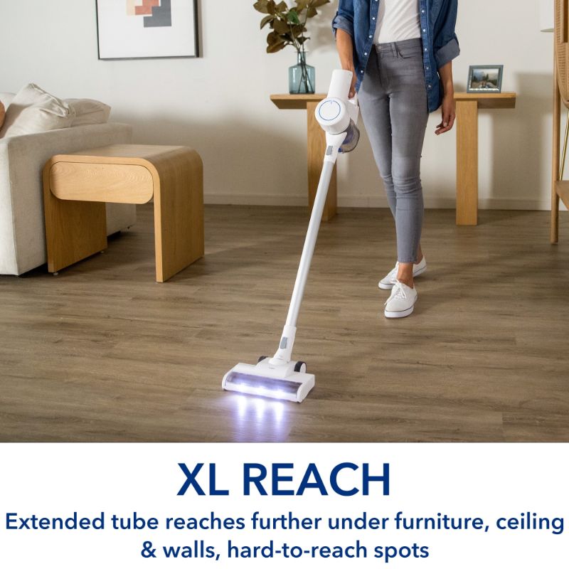 Photo 1 of ***MISSING DUSTER ATTACHMENT/USED/NEEDS CLEANING**LiteVak by Tineco Cordless Stick Vacuum - 40 Minute Runtime + HEPA Filtration + LED Headlight - New