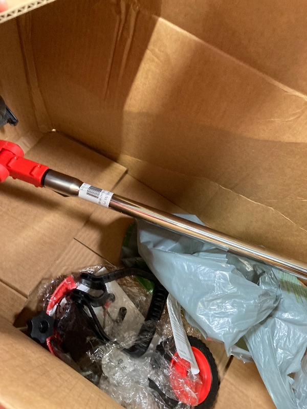 Photo 1 of ***PARTS ONLY***
TNTANTS Electric Weed Wacker, Cordless String Trimmer with Wheels, 2Pcs 24V Batteries, 3 Types of Blades, Adjustable Length, Weed Eater Grass Trimmer/Edger/Brush Cutter for Lawn Yard Garden (Red)