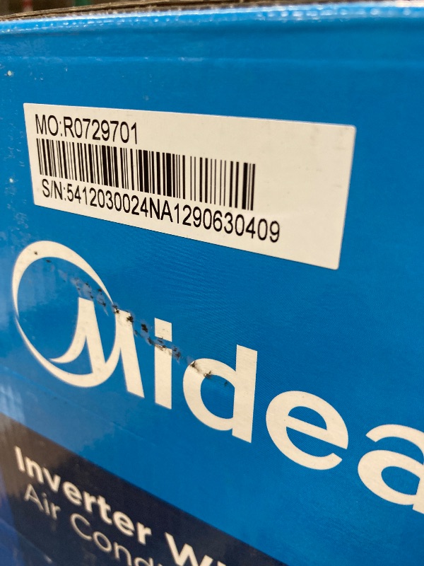 Photo 1 of Midea 12,000 BTU Smart Inverter Window Air Conditioner with APP, Alexa Control, 115V AC Unit Cools up to 550 Sq. Ft, Quiet Operation, Energy Saving, Remote & Easy Installation Kit, White