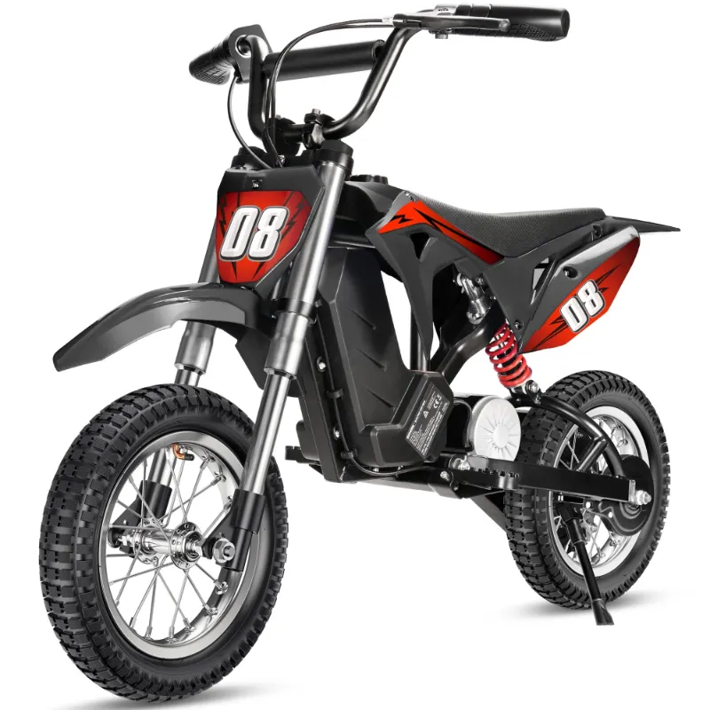 Photo 1 of 36V Kids Electric Dirt Bike,Fast Speed Electric Motorcycle Up to 16 MPH & 10 Miles Long-Range, 3-Speed Modes, Twist Grip Throttle, Dual Suspension & Brakes for Kids Ages 5-10 Ride on Toys,Red
