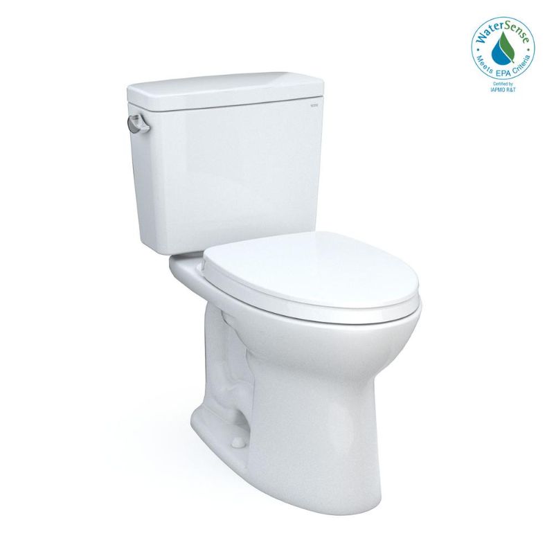 Photo 1 of ***BOX 1 OF 3 ONLY/NO TANK, SEAT OR LID/BOWL ONLY***TOTO® Drake® Two-Piece Elongated 1.28 GPF Universal Height TORNADO FLUSH ® Toilet with 10 Inch Rough-in CEFIONTECT® and SoftClose® Seat WASHLE