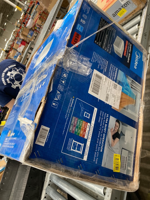 Photo 1 of Midea 12,000 BTU Smart Inverter Air Conditioner Window Unit with Heat and Dehumidifier – Cools up to 550 Sq. Ft., Energy Star Rated, Quiet Operation, Electronic Controls, Remote Control, White