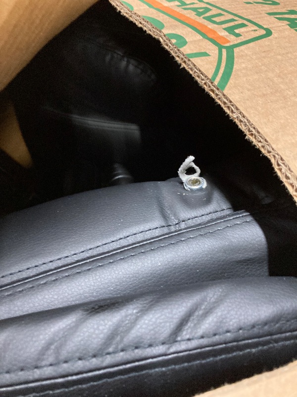 Photo 1 of ***MISSING HARDWARE****Hoffree Executive Office Chair Big and Tall Office Chair with Footrest Reclining Leather Chair High Back Ergonomic Computer Desk Chair with Lumbar Back Support for Home Office 500lbs, Black