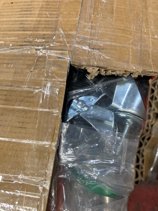 Photo 1 of VEVOR Z Rack, Industrial Grade Z Base Garment Rack, Height Adjustable Rolling Z Garment Rack, Sturdy Steel Z Base Clothing Rack with Lockable Casters, for Home Clothing Store Display Orange (3 Sets)