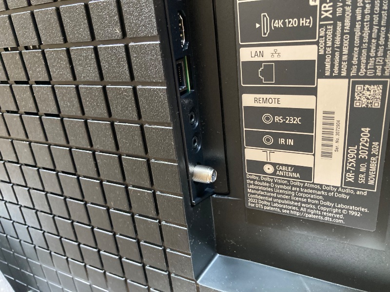 Photo 1 of ***Broken***

Sony 75 Inch 4K Ultra HD TV X90L Series: BRAVIA XR Full Array LED Smart Google TV with Dolby Vision HDR and Exclusive Features for The PlayStation® 5 XR75X90L- Latest Model,Black