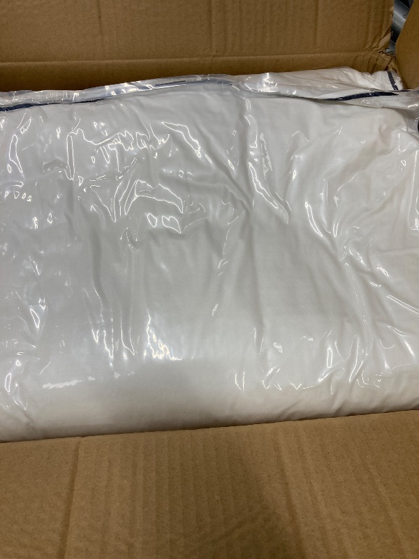 Photo 1 of  Breathable Medium/Firm Bed Pillow for Side, Back, and Stomach Sleepers, Sustainable Fiber Fill (1)