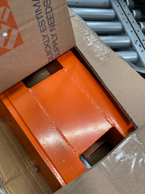 Photo 1 of ***PARTS ONLY***
VEVOR Hydraulic Shop Press, 12 Ton/26000lbs, H-Frame, 4-Hold Adjustable Height, with Movable Plates, for Garage or Professional Users, Orange