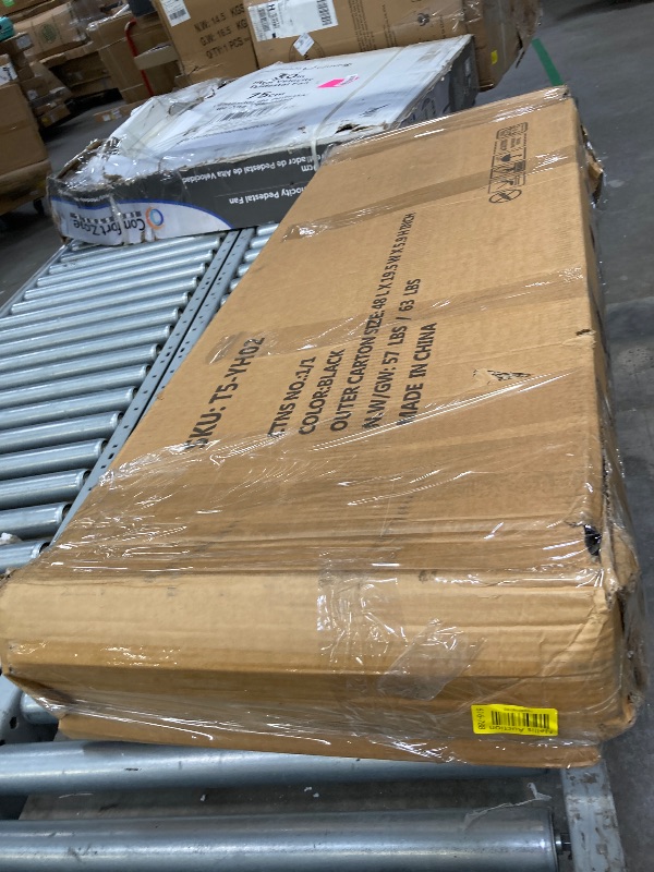 Photo 1 of ***NO INSTRUCTIONS**VIYET 78" H Garage Shelves, Garage Shelving Heavy Duty, 3000Lbs 5 Tier Adjustable Garage Storage Shelves Suitable for Warehouse, Basement, Workshop,Require Assembly, 18" D*48" W *78" H(Black)