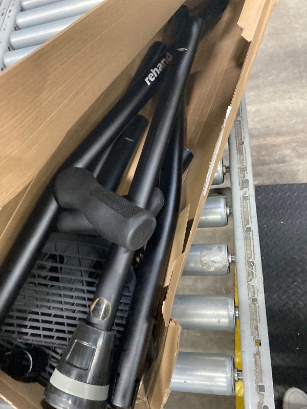 Photo 1 of 
Hero image 0 of REHAND 2 Units Crutches for Adults,Heavy Duty All Terrain Crutch Tips,Soft Hand GripCrutches with Ergonomic Design & VentilatedSaddle, Adjustable Height,59" to 78"-300 lbs, 0 of 8





Visit the Rehand Store
REHAND 2 Units Crutches for Ad