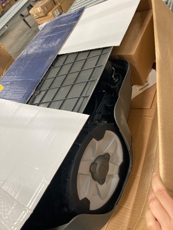 Photo 1 of ***BOX IS DAMAGED**Husqvarna Automower 115H 4G Robotic Lawn Mower with Patented Guidance System, Automatic Lawn Mower with Self Installation and Ultra-Quiet Smart Mowing Technology for Small to Medium Yards (0.4 Acre)