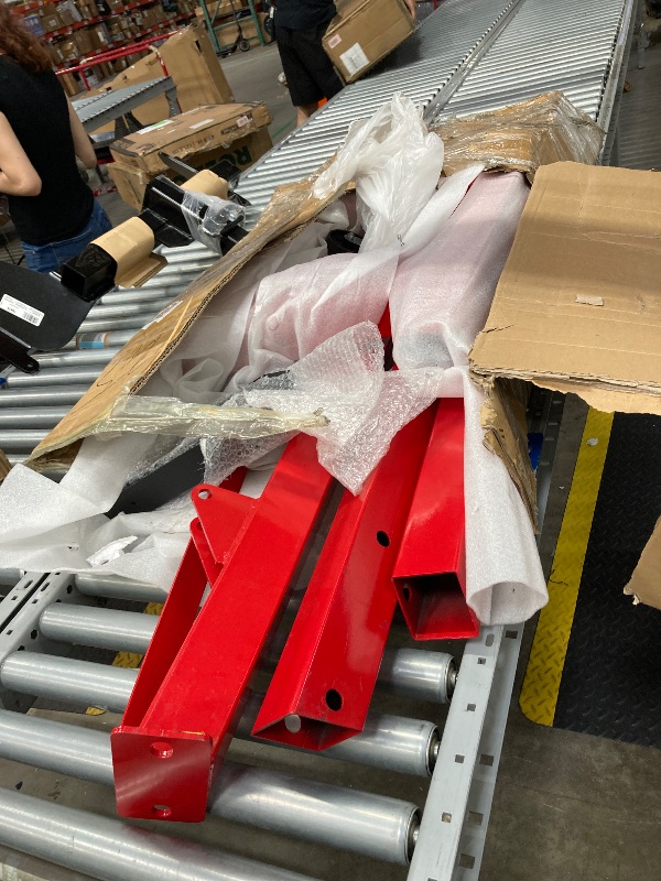 Photo 1 of 2 Ton Engine Hoist Foldable Cherry Picker (Red)