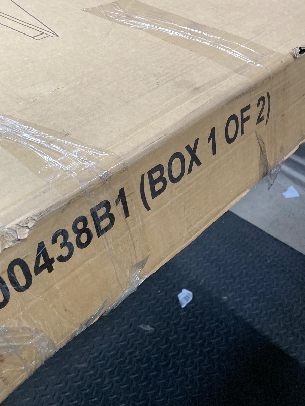 Photo 1 of ***ONLY THE TOP PART***COASTER Gabriel Counter Height Dining Table with Storage Pedestal Base Cappuccino***(BOX 1 OF 2, MISSING BOX #2)***
