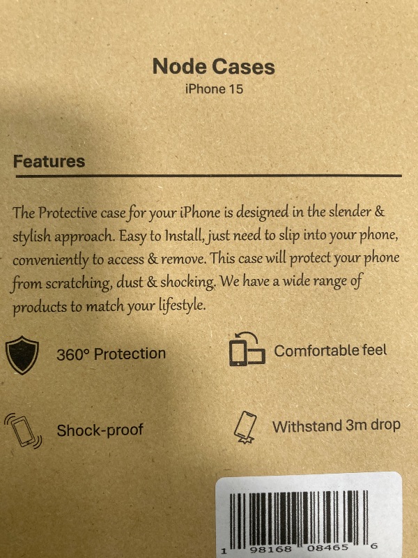 Photo 1 of 2 Pack Compatible with iphone 15 Clear 