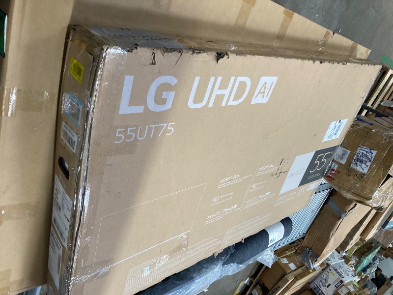 Photo 1 of ****sold for parts*****LG 55-Inch Class UT75 Series LED Smart TV 4K Processor Flat Screen AI-Powered with Alexa Built-in (55UT7570PUB, 2024)