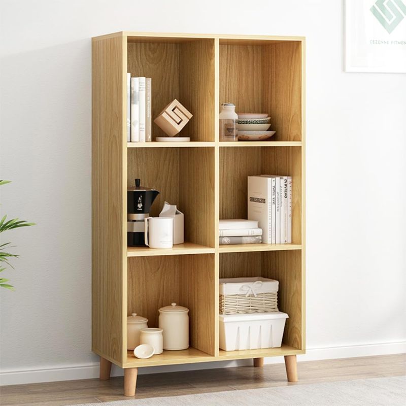 Photo 1 of ++DIFERENT COLOR+++IOTXY Open Cube Low Bookcase - 3-Tier Freestanding Storage Display Cabinet Organizer with Legs for Home Office, 6-Cubes Open Shelf Short Bookshelf, gray
