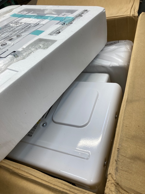 Photo 1 of Midea 8,000 BTU U Shaped Smart Inverter Window Air Conditioner, Cools up to 350 Sq. Ft., Ultra Quiet with Open Window Flexibility, Works with Alexa/Google Assistant, 35% Energy Savings, Remote Control
