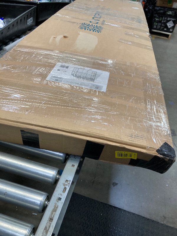 Photo 1 of ***BOX 1 OF 2/INCOMPLETE SET**Palram - Canopia 4x8 Lean-To Greenhouse for Outdoors, Hobby Walk-In UV Polycarbonate Panels Heavy Duty Aluminum Frame, Lockable Door, Adjustable Roof Vent, Rain Gutters, Galvanized Steel Base, Hybrid